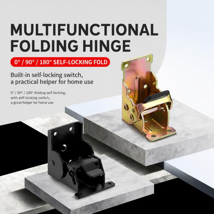 Multifunctional Foldable Hinge with Self-Locking Switch — view 7
