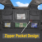 Car Trunk Multifunctional Oxford Coth Storage Bag — Black