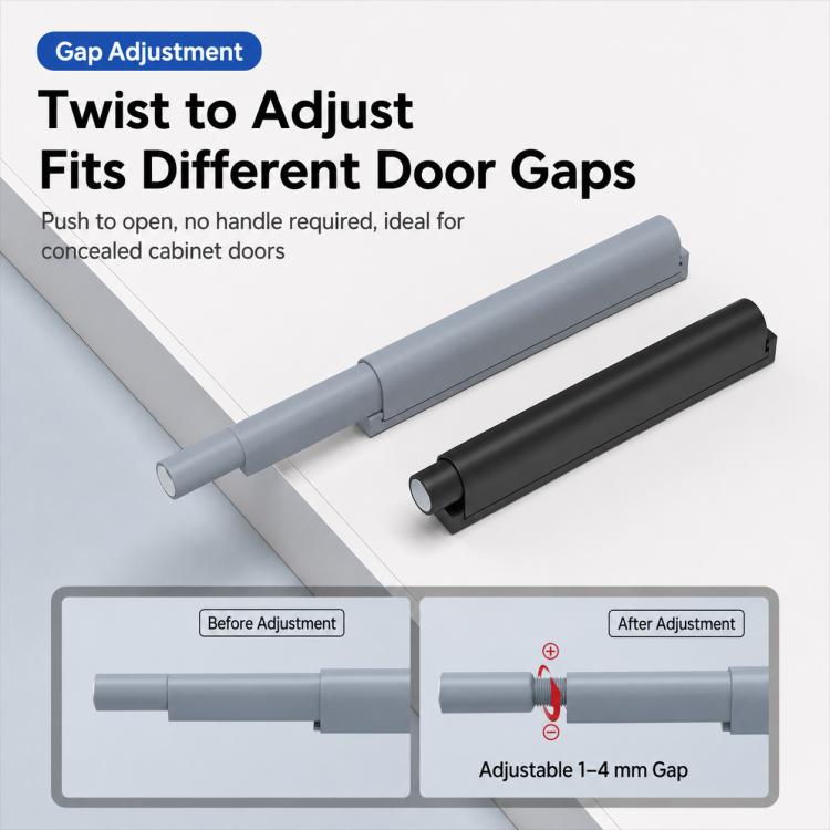 Slim Design Cabinet Door Rebound Catch, Furniture Hardware Accessories — view 7