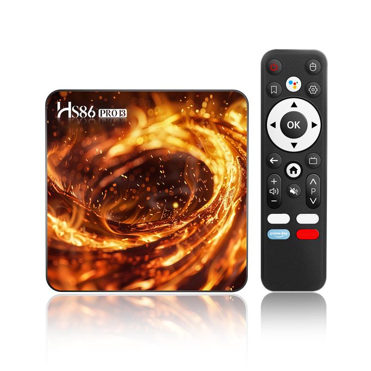 HS86 PRO13 Android 14 Wifi 6 BT 5.4 4K TV Box