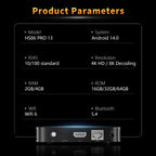 HS86 PRO13 Android 14 Wifi 6 BT 5.4 4K TV Box — view 14