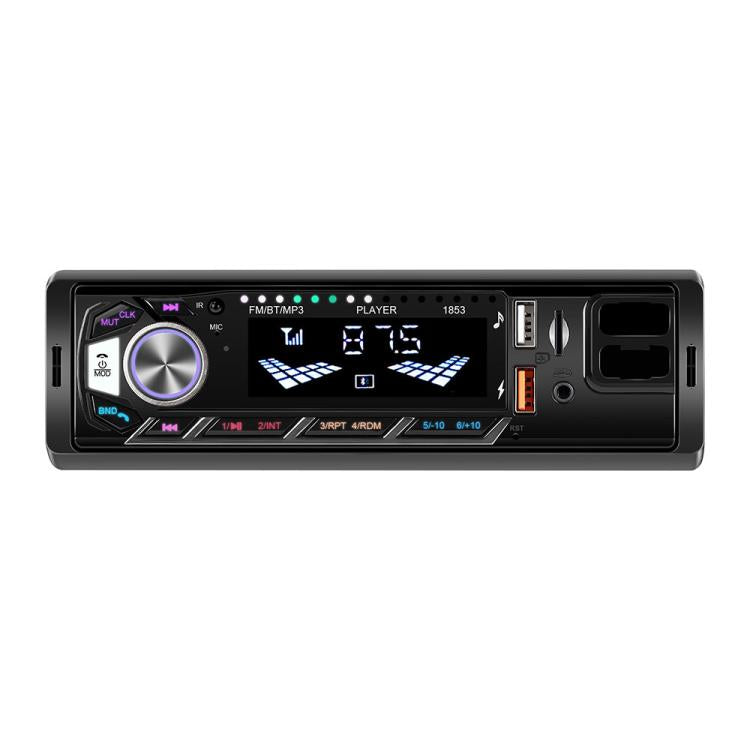 Universal Single-DIN Car MP3 Player with Phone Holder