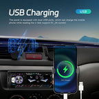 Universal Single-DIN Car MP3 Player with Phone Holder