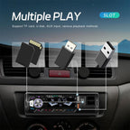Universal Single-DIN Car MP3 Player with Phone Holder