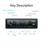 Universal Single-DIN Car Bluetooth MP3 Player FM Radio — view 4