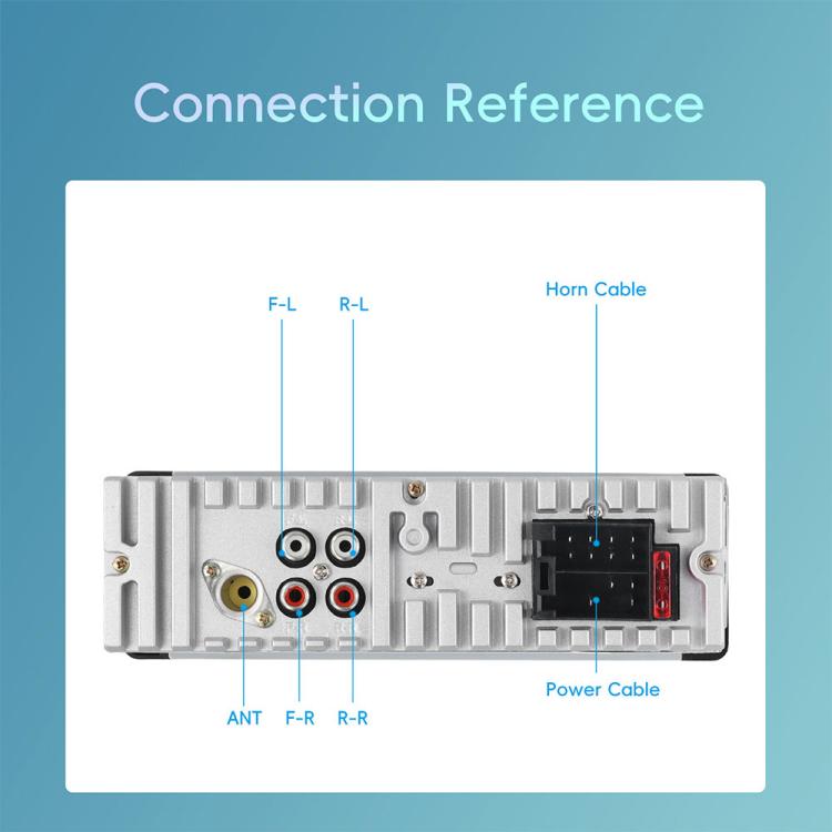 Universal Single-DIN Car Bluetooth MP3 Player FM Radio — view 6