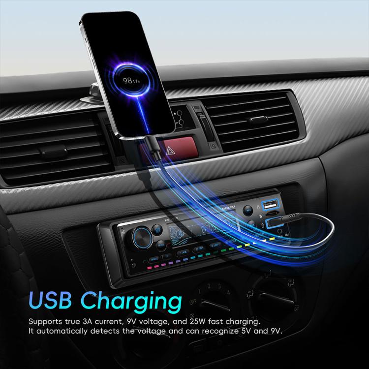 Universal Single-DIN Car Bluetooth MP3 Player FM Radio — view 8