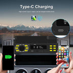 Universal Single-DIN Car Bluetooth MP3 Player FM Radio with Phone Holder — view 12