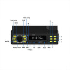 Universal Single-DIN Car Bluetooth MP3 Player FM Radio with Phone Holder — view 4