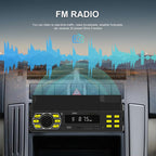Universal Single-DIN Car Bluetooth MP3 Player FM Radio with Phone Holder — view 7