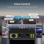 Universal Single-DIN Car Bluetooth MP3 Player FM Radio with Phone Holder — view 8