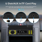 Universal Single-DIN Car Bluetooth MP3 Player FM Radio with Phone Holder — view 10