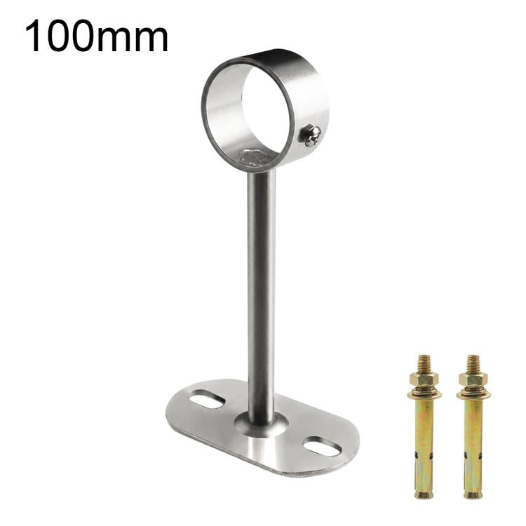 Fits 32mm Round Tubes Stainless Steel Flange-Mount Bracket for Clothes Drying Rod