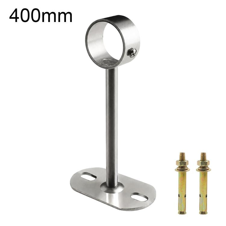 Fits 32mm Round Tubes Stainless Steel Flange-Mount Bracket for Clothes Drying Rod — 400mm