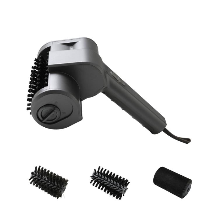 Electric Barbecue Grill Cleaning Brush with 3 Replaceable Brush Heads — Gold