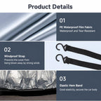 PE Anti-Dust Waterproof Sunproof Car Cover