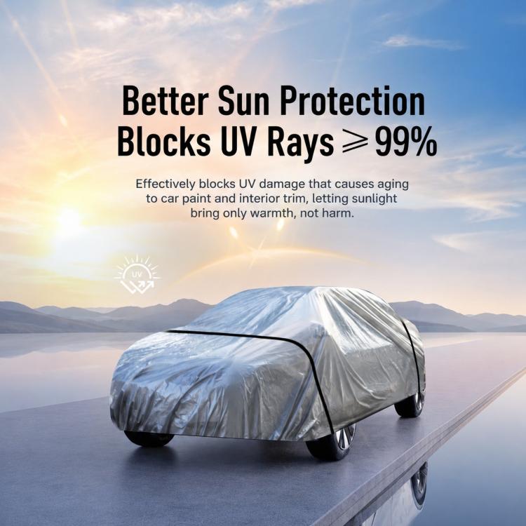 PE Anti-Dust Waterproof Sunproof Car Cover