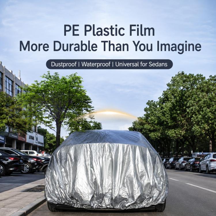PE Anti-Dust Waterproof Sunproof Car Cover