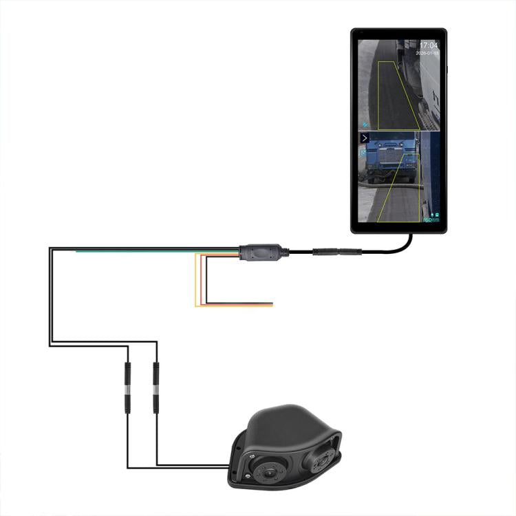10.36 inch Trucks Electronic Rear-View Mirror Digital HD Wired Touchscreen with BSD DVRs