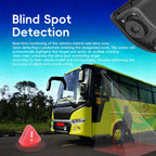 10.36 inch Trucks Electronic Rear-View Mirror Digital HD Wired Touchscreen with BSD DVRs
