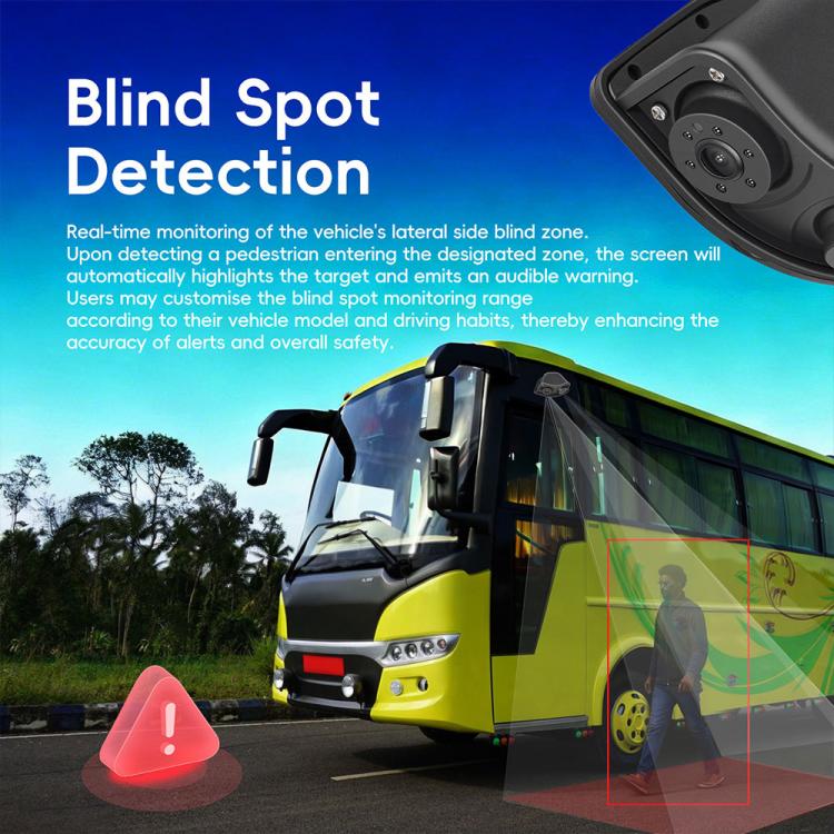 10.36 inch Trucks Electronic Rear-View Mirror Digital HD Wired Touchscreen with BSD DVRs