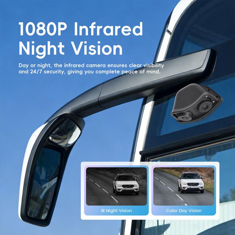 10.36 inch Trucks Electronic Rear-View Mirror Digital HD Wired Touchscreen with BSD DVRs