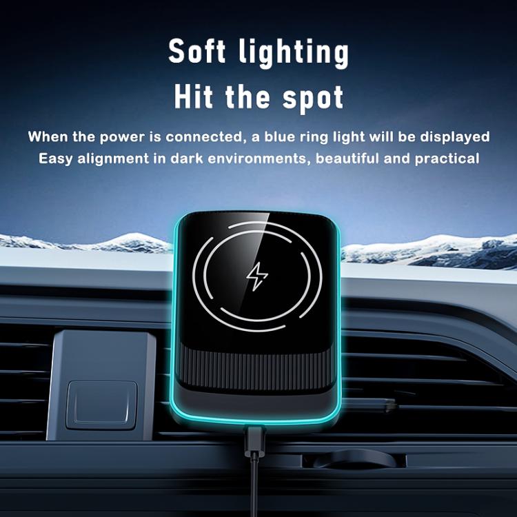 MDX-T6 Acrylic Car Magnetic Wireless Charger Holder