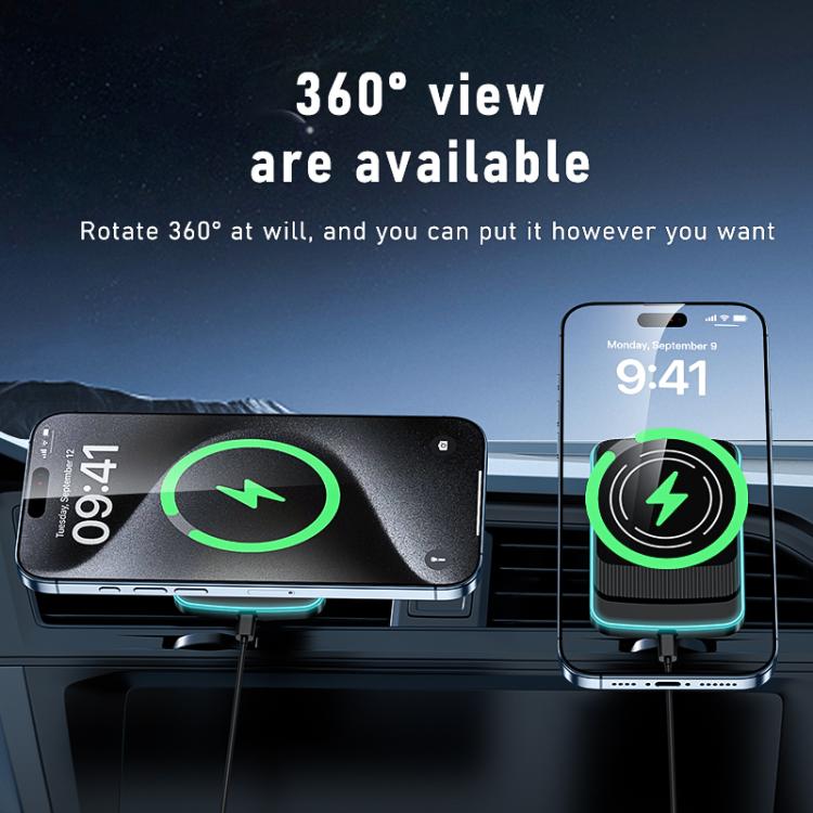 MDX-T6 Acrylic Car Magnetic Wireless Charger Holder