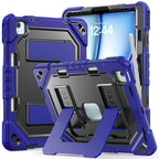 Heavy Duty Tablet Case with Pen Slot & Strap & Big Holder — For iPad Air 13 2026 / 2025 / 2024