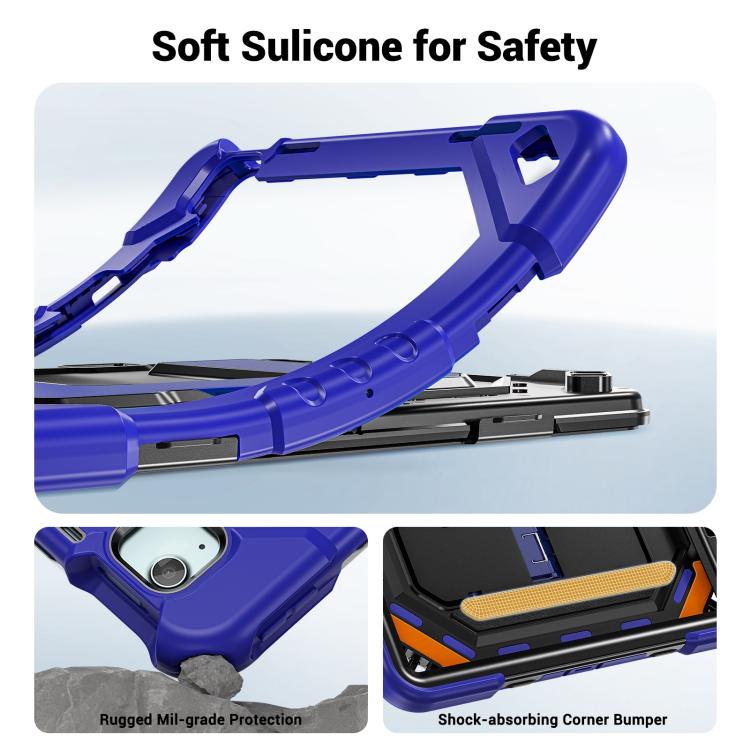 Heavy Duty Tablet Case with Pen Slot & Strap & Big Holder — For iPad Pro 11 2025 / 2024