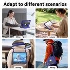 Heavy Duty Tablet Case with Pen Slot & Strap & Big Holder — For iPad mini 2024 / mini 6