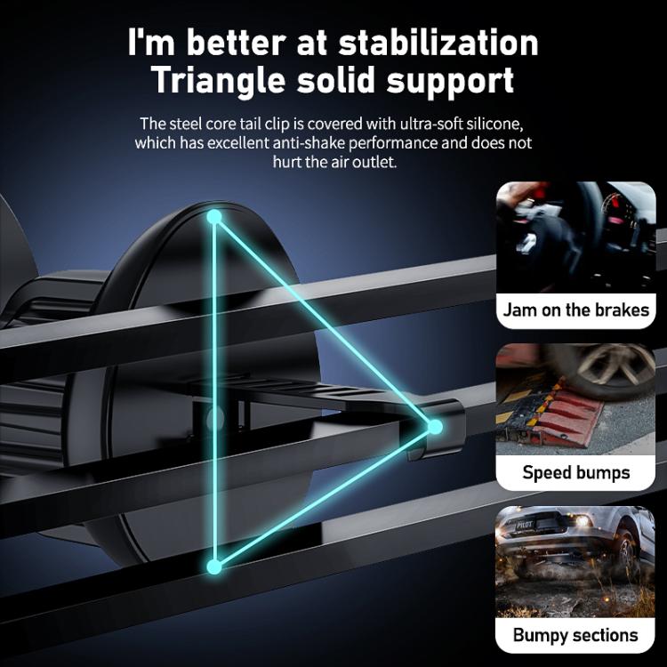 MDX-T8 Acrylic Car Magnetic Wireless Charger Holder