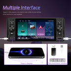 5 inch Single Din Android 15 Center Console CarPlay Car Video Navigation