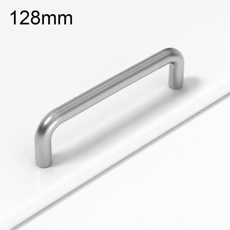 Solid Stainless Steel Cabinet Door Pull Handle, Furniture Handles Door Knob — 128mm