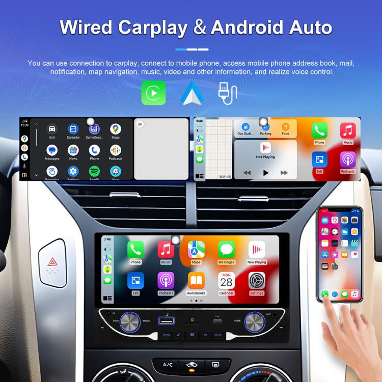 6.9 inch Car Wireless Carplay Dual Spindle MP5 Player — view 13