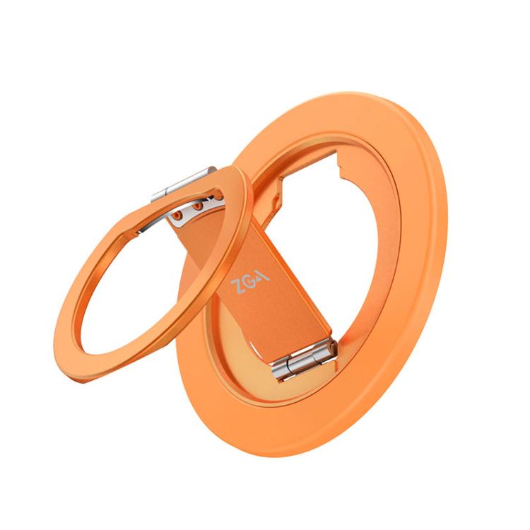 ZGA Z09 360 Degree Rotation Aluminum Alloy Ring Buckle Magnetic Phone Holder