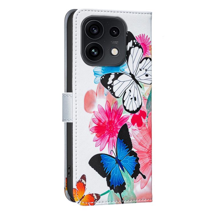 Colored Drawing Pattern Vegan Leather Phone Case — For OPPO Reno16/Reno16 Pro 5G Global