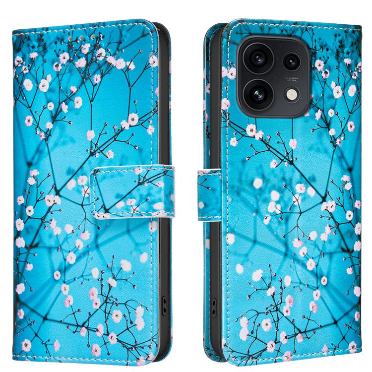 Colored Drawing Pattern Vegan Leather Phone Case — Flower Elephant