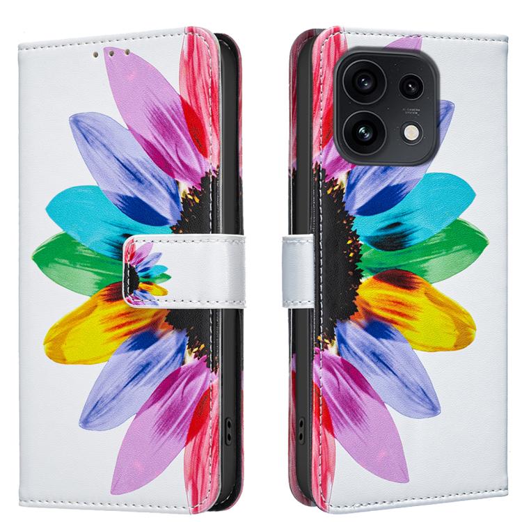 Colored Drawing Pattern Vegan Leather Phone Case — view 10