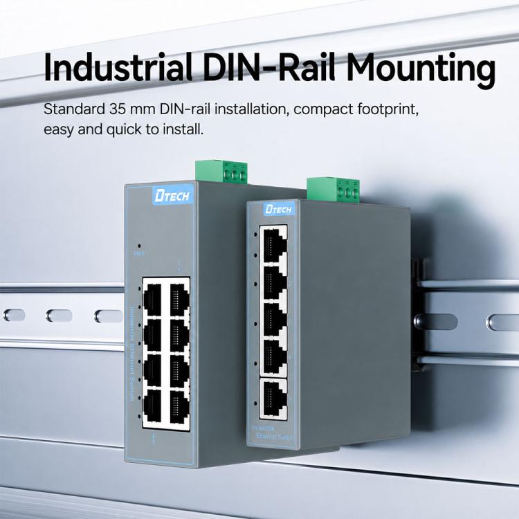 Industrial Rail Ethernet Switch
