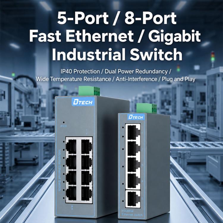 Industrial Rail Ethernet Switch