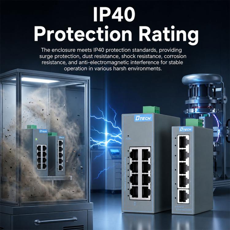 Industrial Rail Ethernet Switch