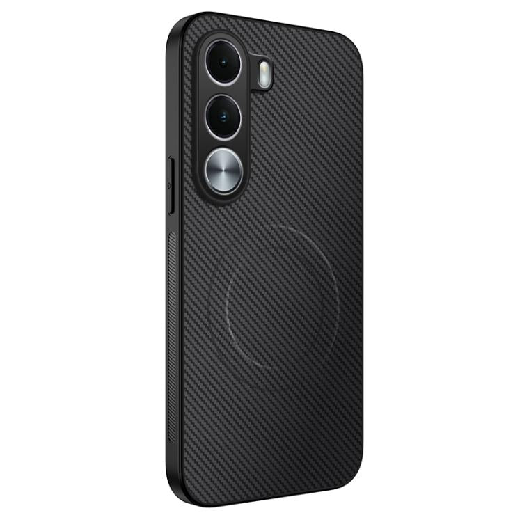 WANLONFENG TQ Series Magnetic Carbon Fiber Texture PC Hybrid TPU Phone Case