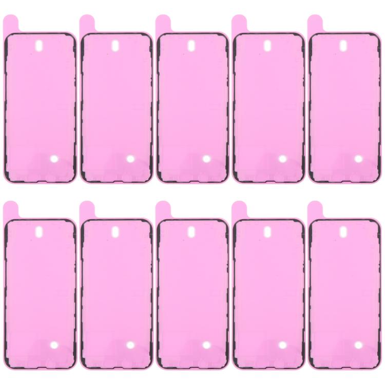 10pcs OEM LCD Frame Bezel Waterproof Adhesive Gasket, Airtightness Test Compatible