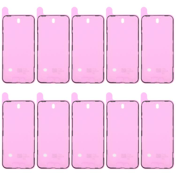 10pcs OEM LCD Frame Bezel Waterproof Adhesive Gasket, Airtightness Test Compatible