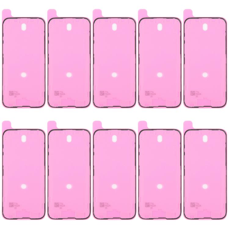 10pcs OEM LCD Frame Bezel Waterproof Adhesive Gasket, Airtightness Test Compatible