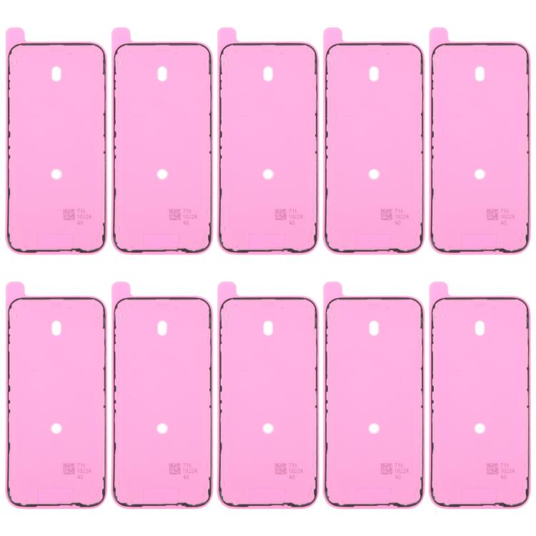 10pcs OEM LCD Frame Bezel Waterproof Adhesive Gasket, Airtightness Test Compatible