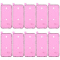 10pcs OEM LCD Frame Bezel Waterproof Adhesive Gasket, Airtightness Test Compatible