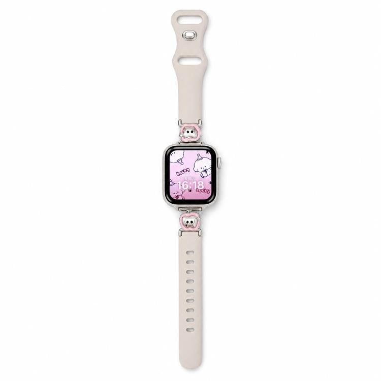 Metal Cartoon Hybrid Starlight Silicone Watch Band — view 9