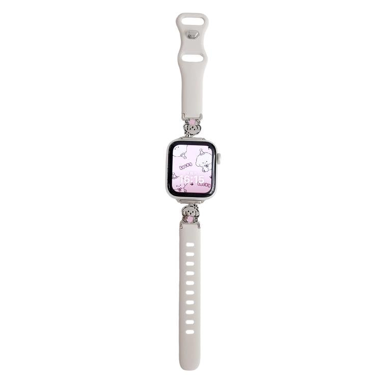 Metal Cartoon Hybrid Starlight Silicone Watch Band — view 10